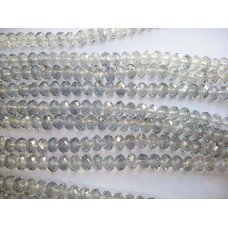 Chinese Crystal Rondelle 6mm x 8mm